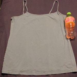 XL Solid Grey Tank Top